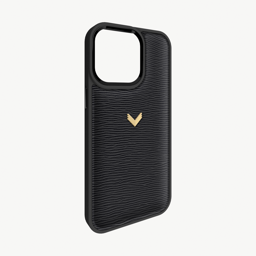 Husa Telefon iPhone 14 Pro Max, Piele Vitel, Textura Dune