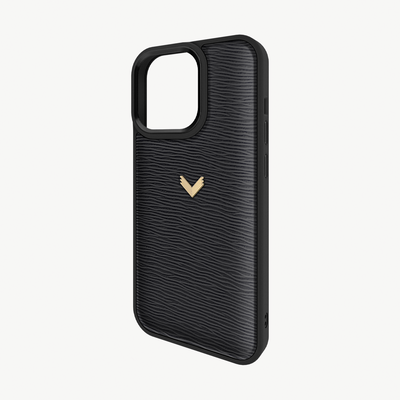 Husa Telefon iPhone 14 Pro, Piele Vitel, Textura Dune