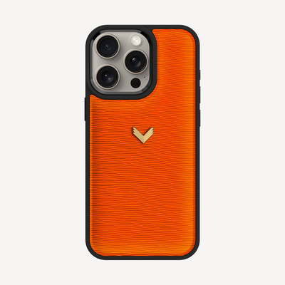 Husa Telefon iPhone 15 Pro, Piele Vitel, Textura Dune