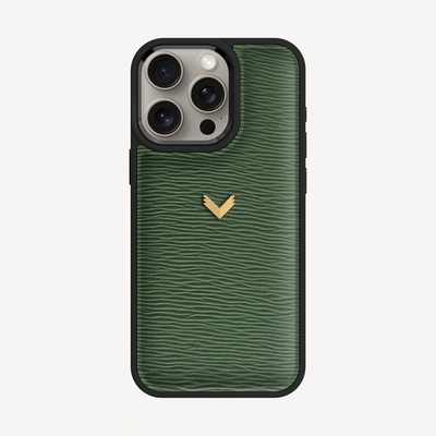 Husa Telefon iPhone 15 Pro Max, Piele Vitel, Textura Dune