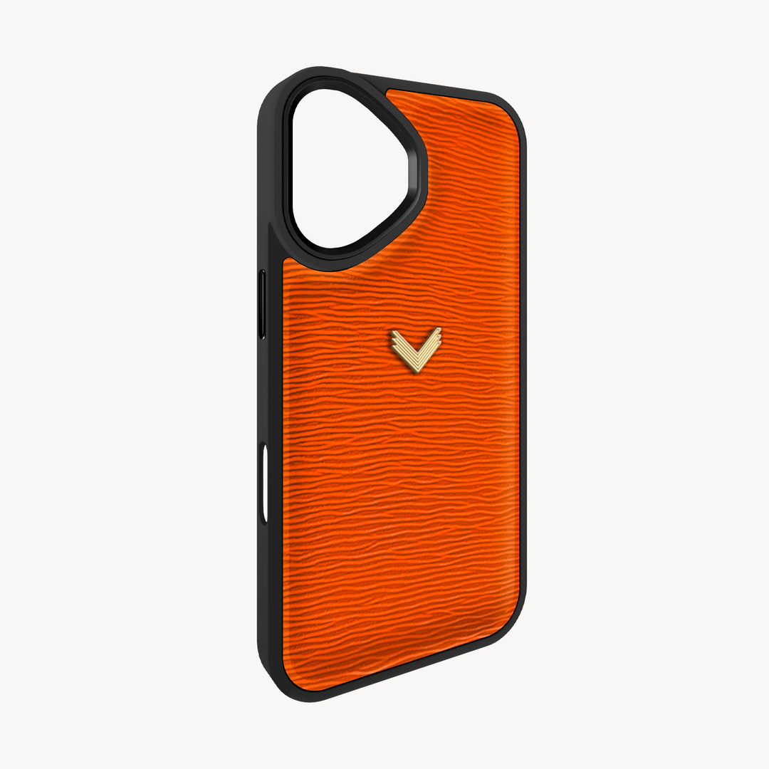 Husa Telefon iPhone 16, Piele Vitel, Textura Dune