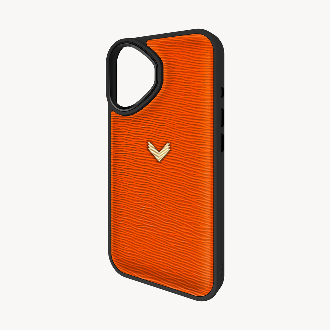 Husa Telefon iPhone 16, Piele Vitel, Textura Dune