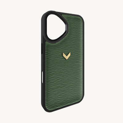 Husa Telefon iPhone 16, Piele Vitel, Textura Dune