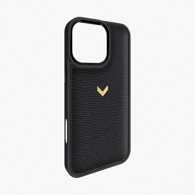Husa Telefon iPhone 16 Pro Max, Piele Vitel, Textura Dune