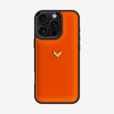 Husa Telefon iPhone 16 Pro Max, Piele Vitel, Textura Dune