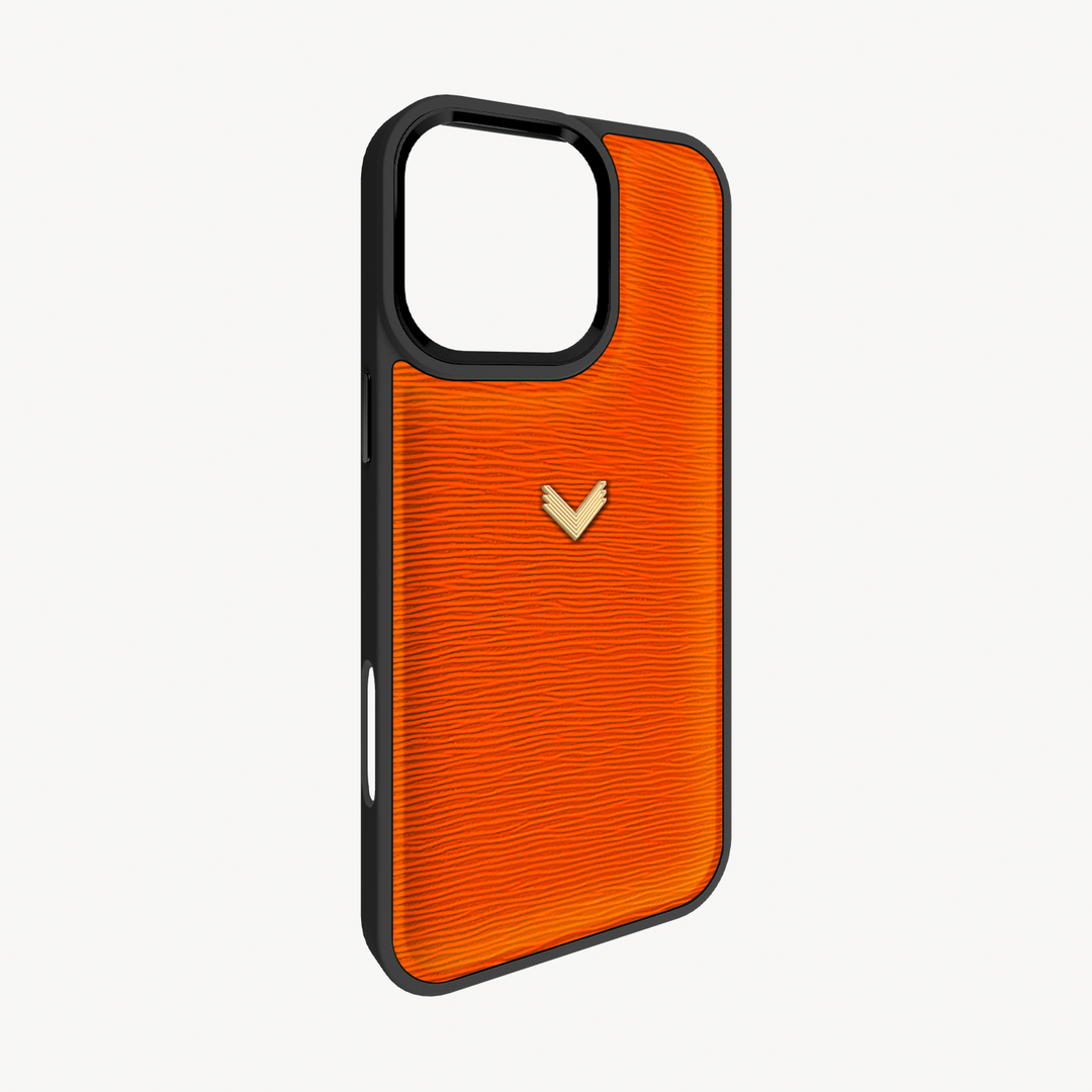 Husa Telefon iPhone 16 Pro, Piele Vitel, Textura Dune