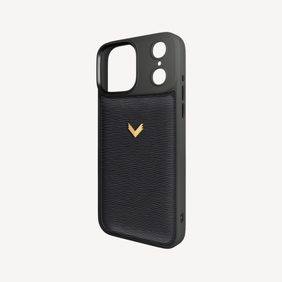 Husa Telefon iPhone 17 Pro Max, Piele Vitel, Textura Dune