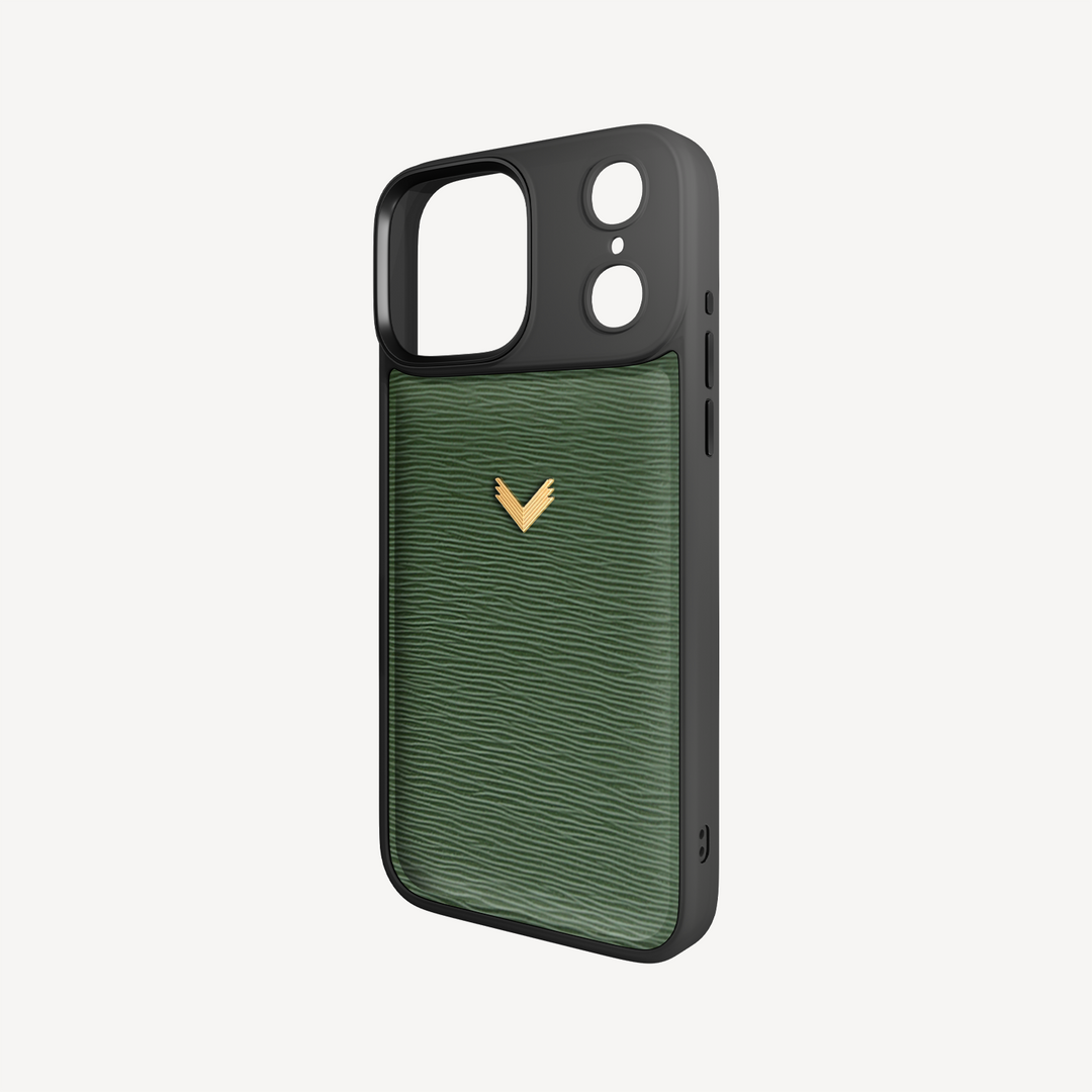 Husa Telefon iPhone 17 Pro Max, Piele Vitel, Textura Dune