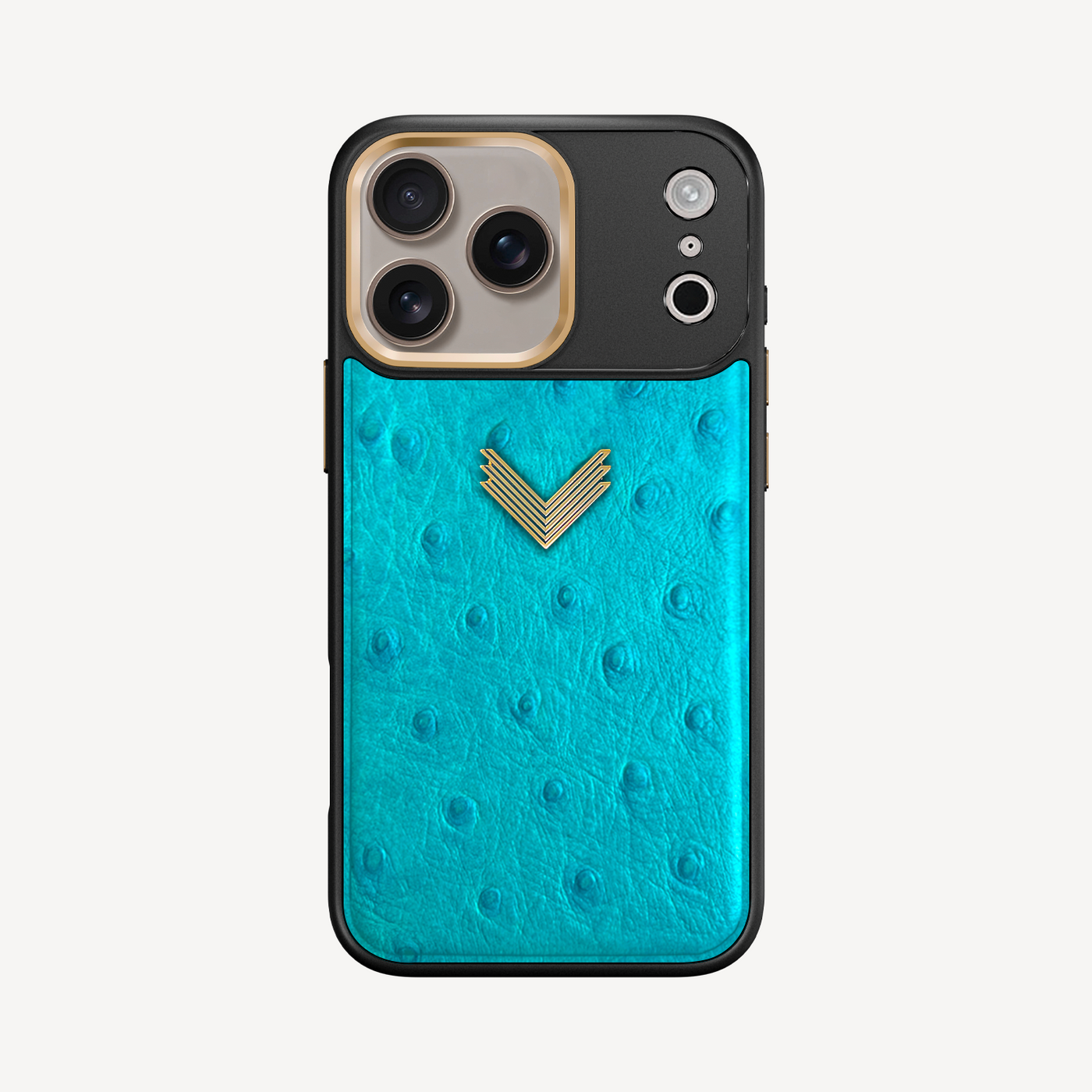 Husa Telefon iPhone 17 Pro, Piele Strut, VLogo Antique