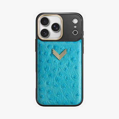 Husa Telefon iPhone 17 Pro Max, Piele Strut, VLogo Antique