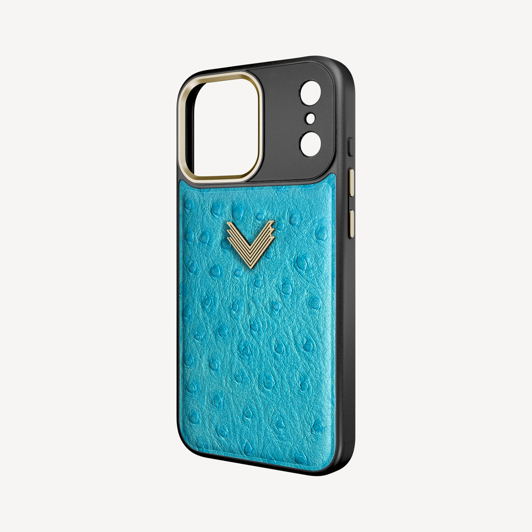 Husa Telefon iPhone 17 Pro Max, Piele Strut, VLogo Antique
