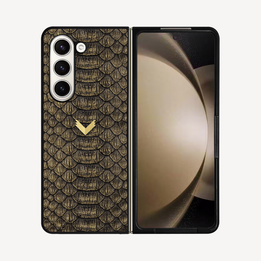 Husa Telefon Samsung Z Fold 5, Piele Piton