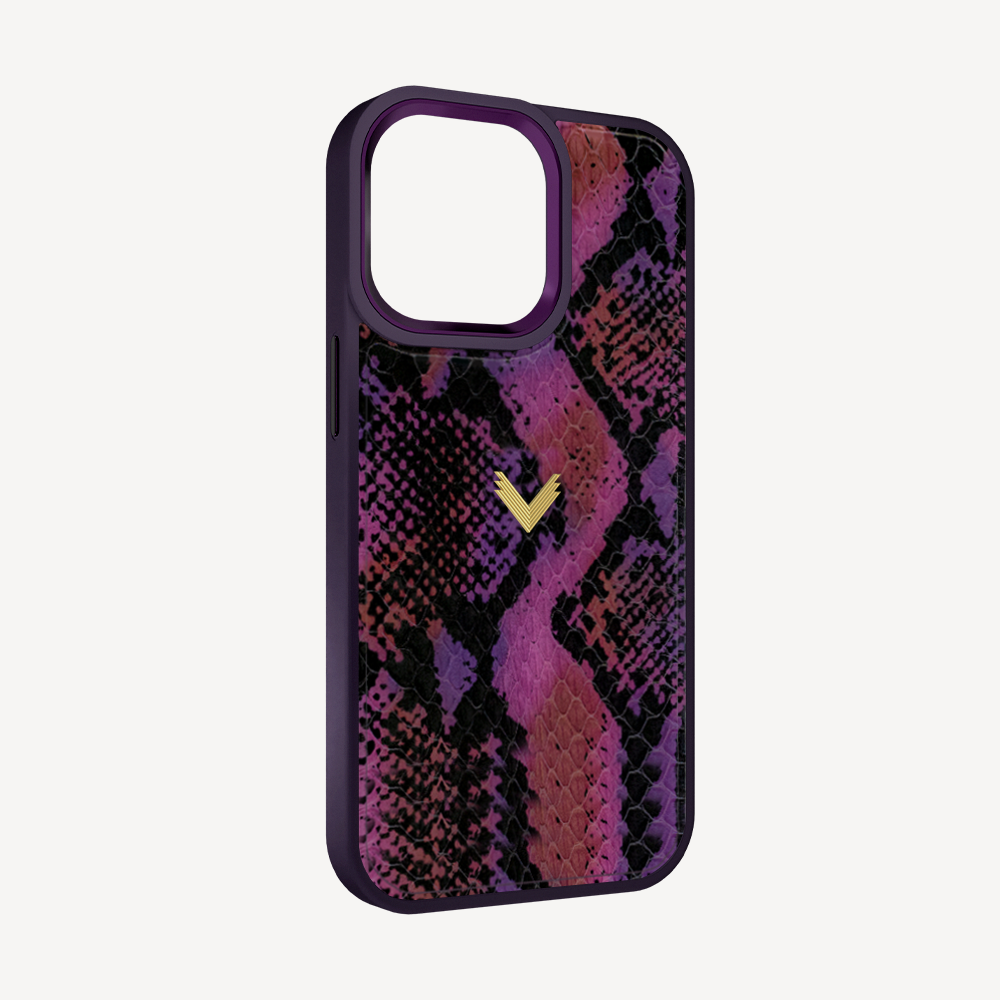Husa Telefon iPhone 14 Pro, Piele Piton
