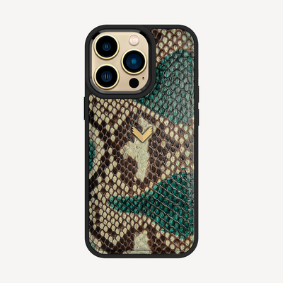 Husa Telefon iPhone 14 Pro, Piele Piton