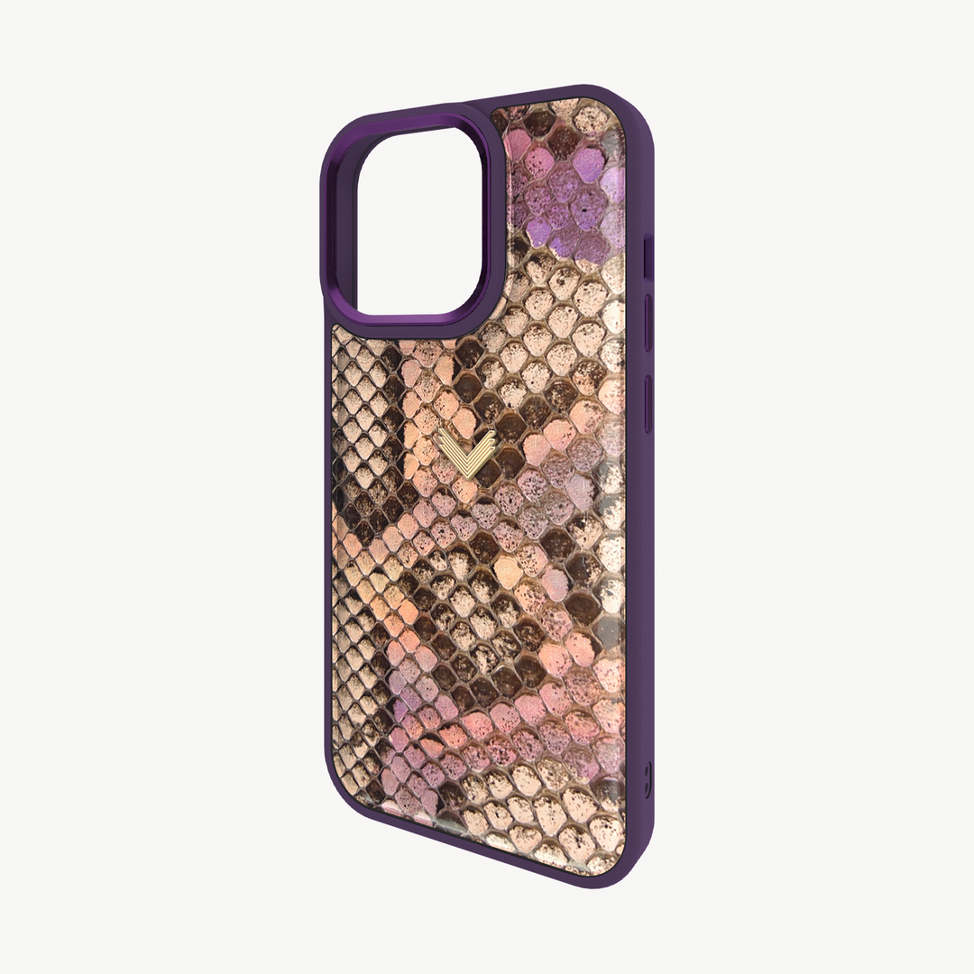 Husa Telefon iPhone 14 Pro, Piele Piton