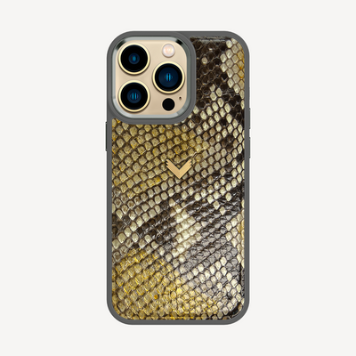 Husa Telefon iPhone 14 Pro, Piele Piton
