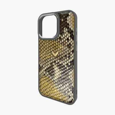Husa Telefon iPhone 14 Pro, Piele Piton