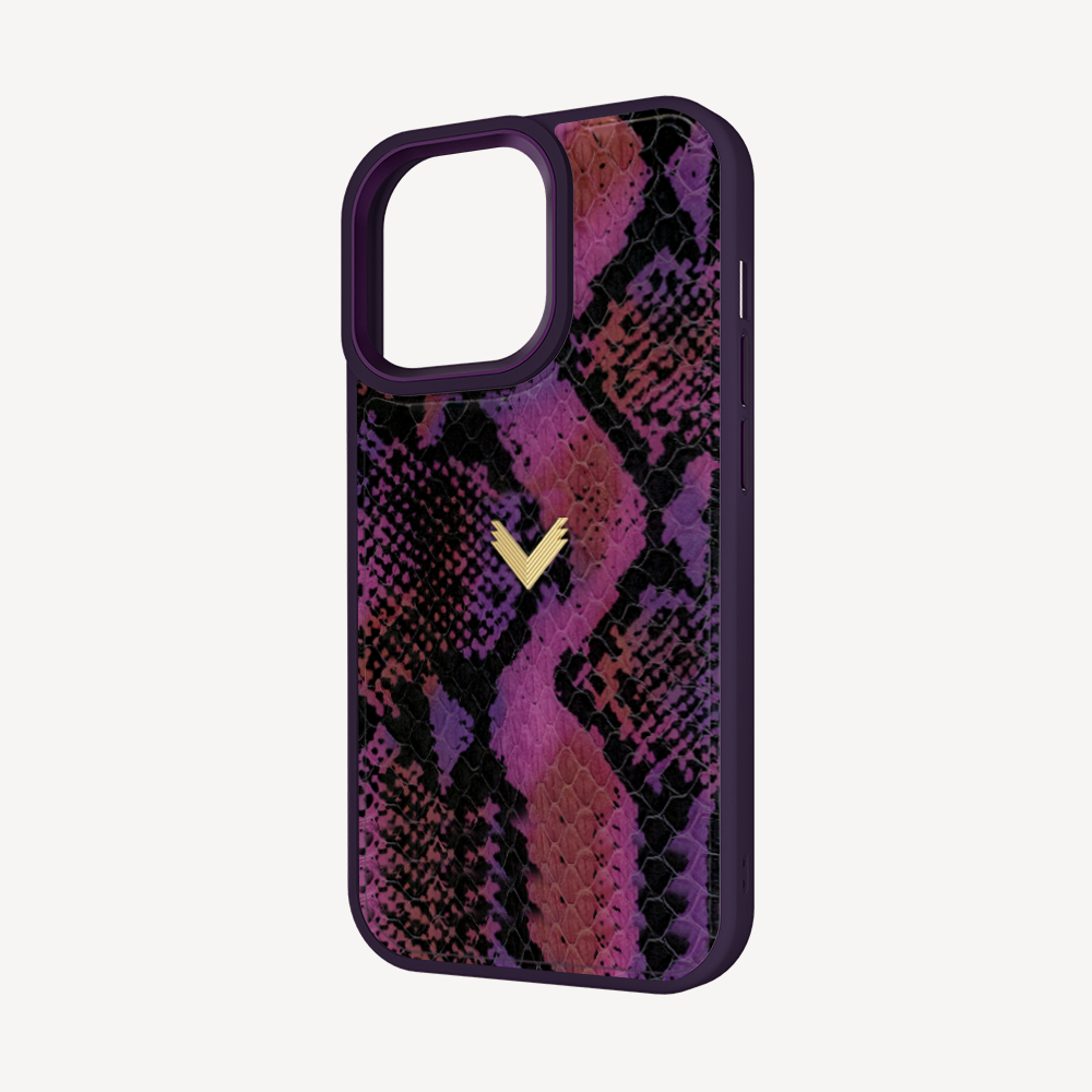 Husa Telefon iPhone 14 Pro, Piele Piton