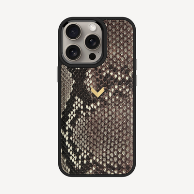 Husa Telefon iPhone 15 Pro, Piele Piton
