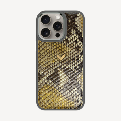 Husa Telefon iPhone 15 Pro, Piele Piton