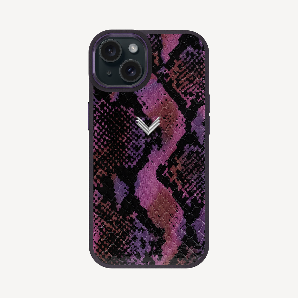Husa Telefon iPhone 15, Piele Piton
