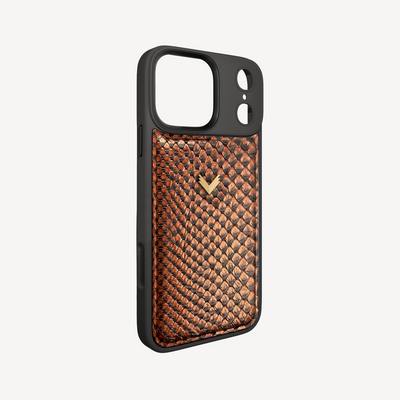 Husa Telefon iPhone 17 Pro, Piele Piton