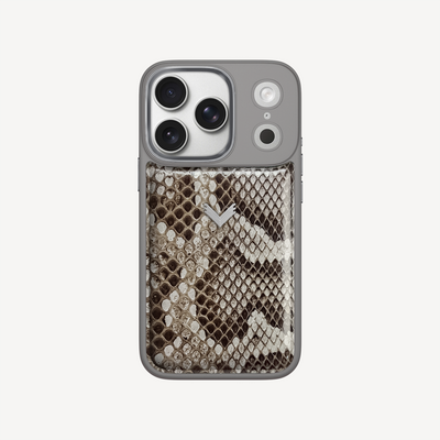 Husa Telefon iPhone 17 Pro, Piele Piton