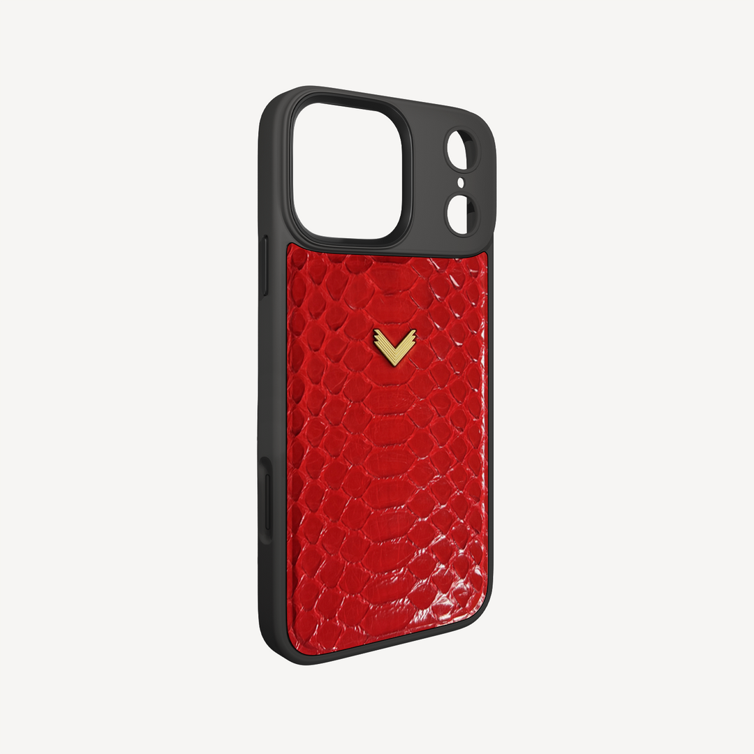 Husa Telefon iPhone 17 Pro Max, Piele Piton