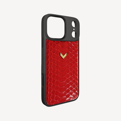 Husa Telefon iPhone 17 Pro Max, Piele Piton