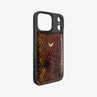 Husa Telefon iPhone 17 Pro Max, Piele Piton