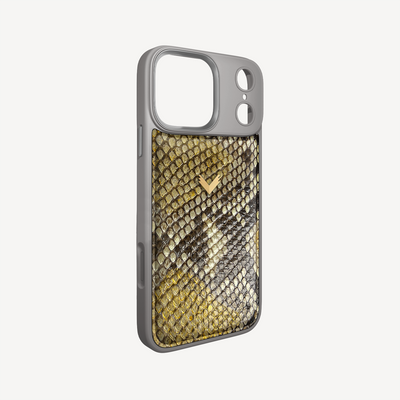 Husa Telefon iPhone 17 Pro Max, Piele Piton