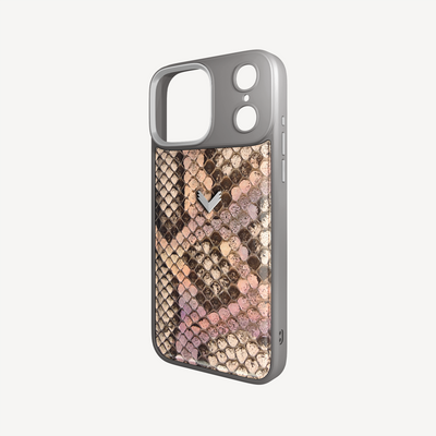 Husa Telefon iPhone 17 Pro, Piele Piton