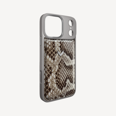 Husa Telefon iPhone 17 Pro Max, Piele Piton