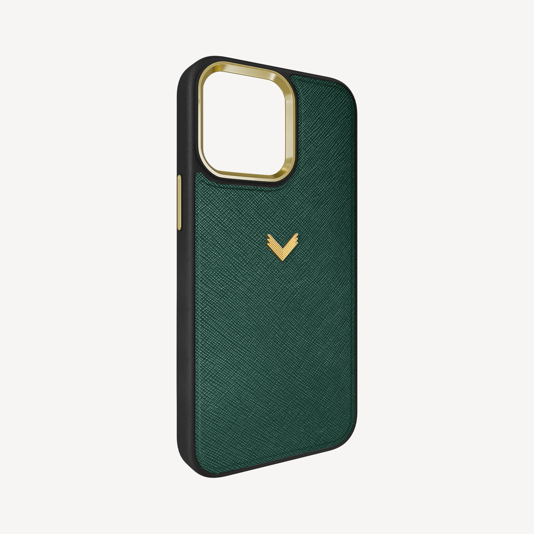 Husa Telefon iPhone 13 Pro Max, Piele Saffiano