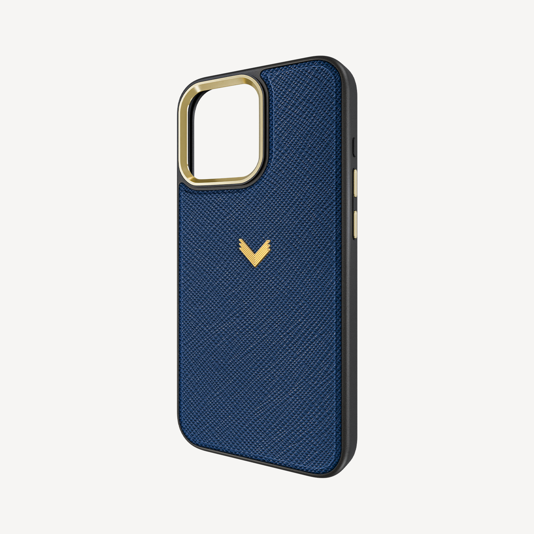 Husa Telefon iPhone 15 Pro, Piele Saffiano