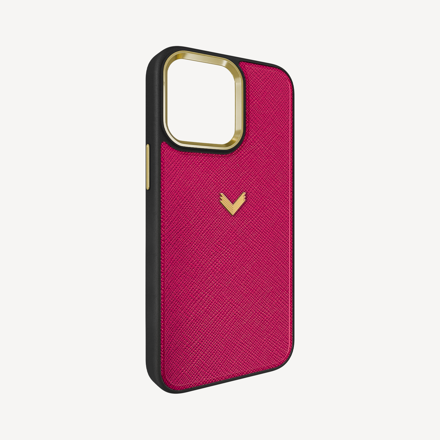 Husa Telefon iPhone 15 Pro Max, Piele Saffiano