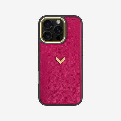Husa Telefon iPhone 16 Pro, Piele Saffiano
