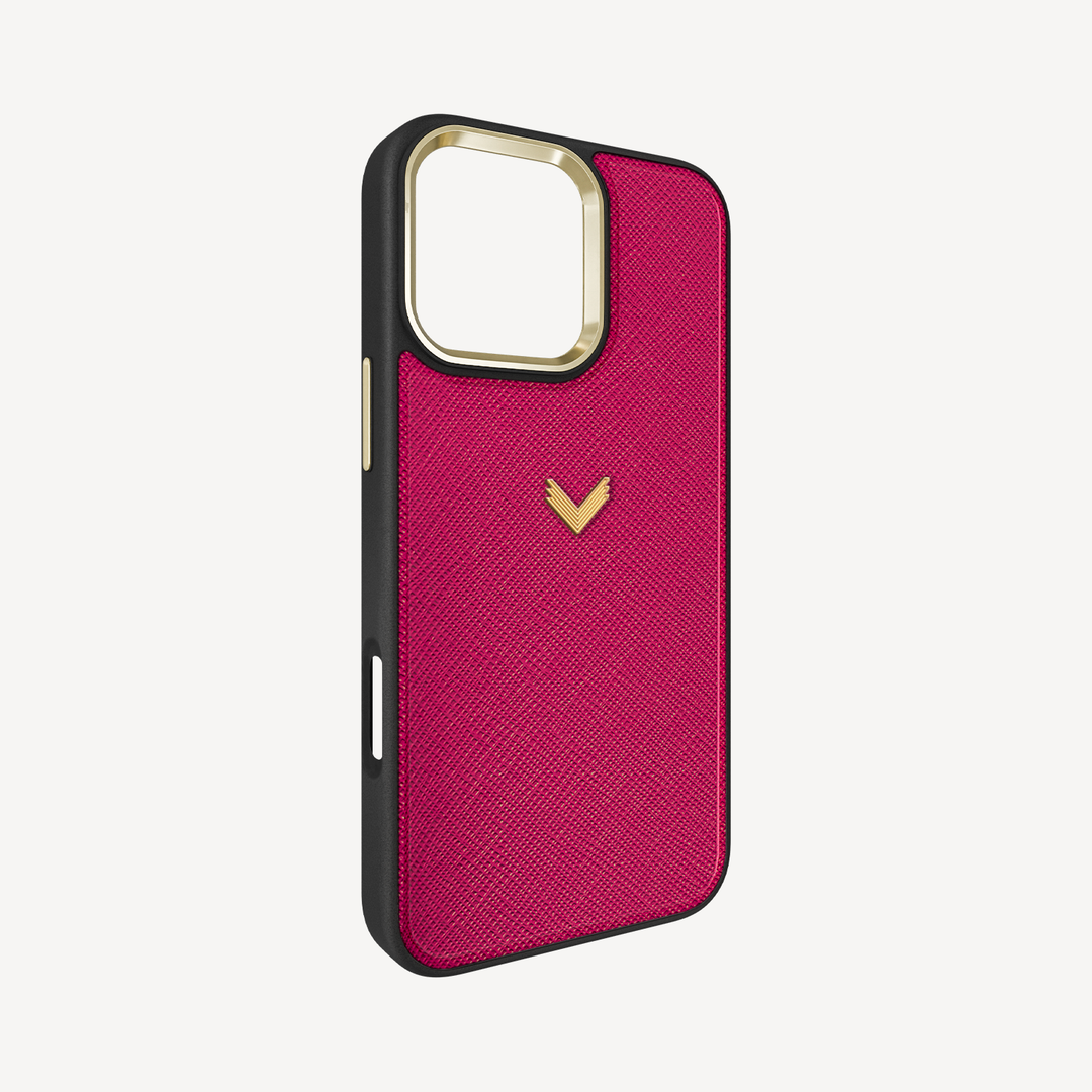 Husa Telefon iPhone 16 Pro, Piele Saffiano
