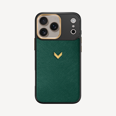 Husa Telefon iPhone 17 Pro Max, Piele Saffiano