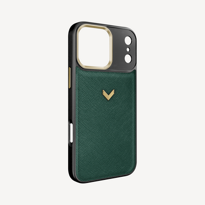 Husa Telefon iPhone 17 Pro Max, Piele Saffiano
