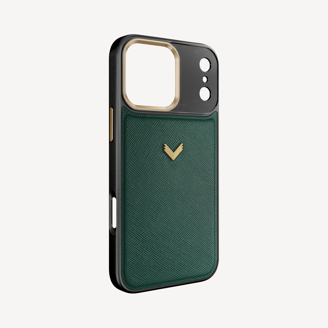 Husa Telefon iPhone 18 Pro Max, Piele Saffiano
