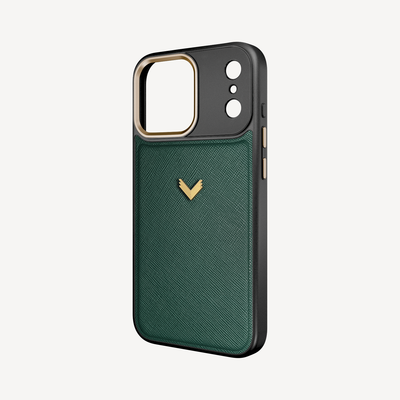 Husa Telefon iPhone 18 Pro Max, Piele Saffiano