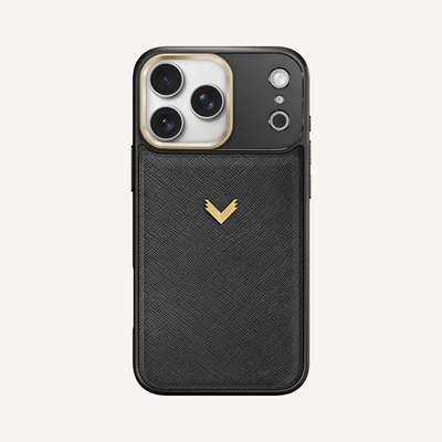 Husa Telefon iPhone 17 Pro Max, Piele Saffiano