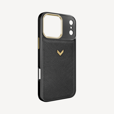 Husa Telefon iPhone 17 Pro Max, Piele Saffiano