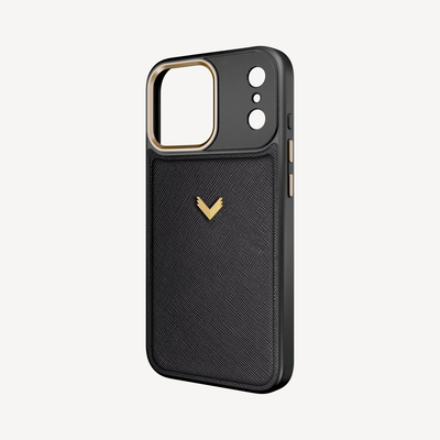 Husa Telefon iPhone 18 Pro Max, Piele Saffiano