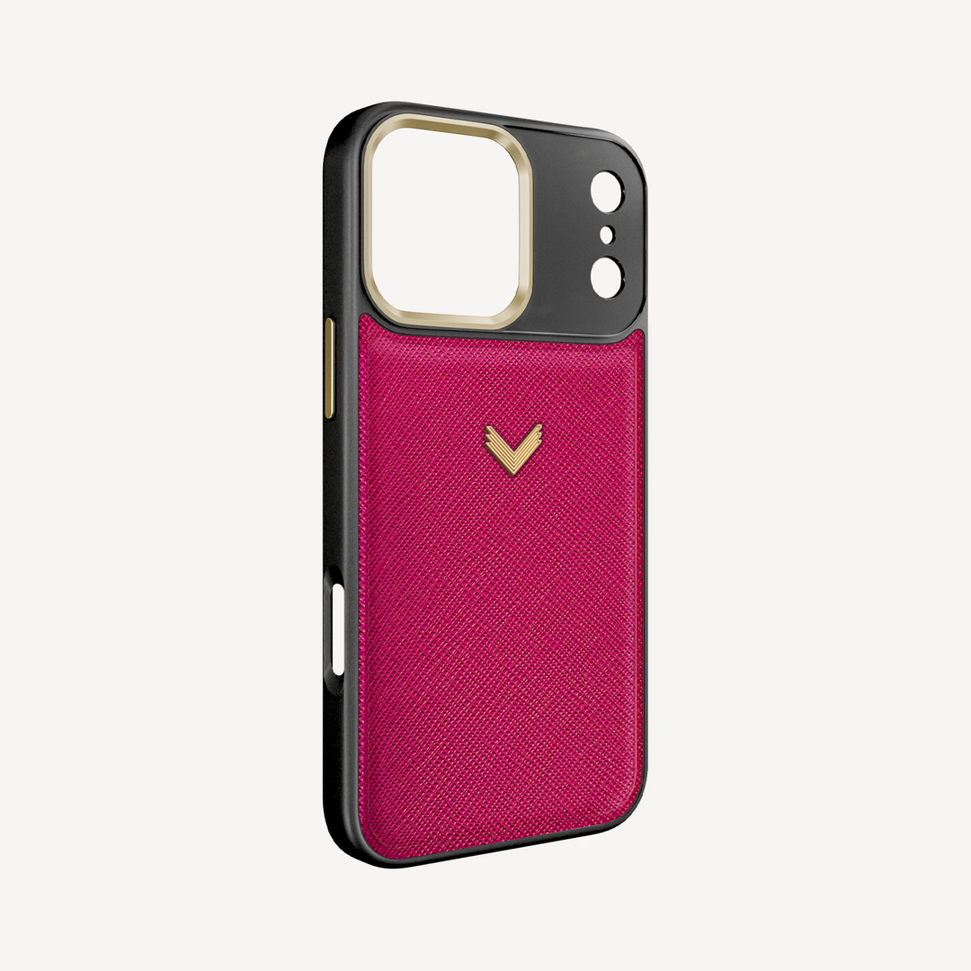 Husa Telefon iPhone 17 Pro, Piele Saffiano