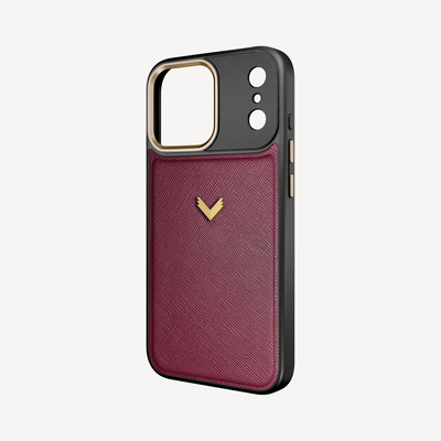Husa Telefon iPhone 18 Pro, Piele Saffiano
