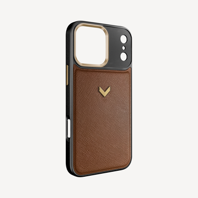 Husa Telefon iPhone 18 Pro Max, Piele Saffiano