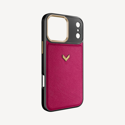 Husa Telefon iPhone 18 Pro Max, Piele Saffiano
