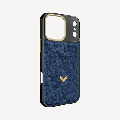 Husa Telefon iPhone 17 Pro Max, Piele Saffiano, Port Card